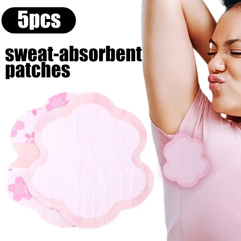 Sweat Pads Deodorants Underarm Invisible Sweat Perspiration Absorbent Stickers Clothing Shield Sakura Style Antiperspirant