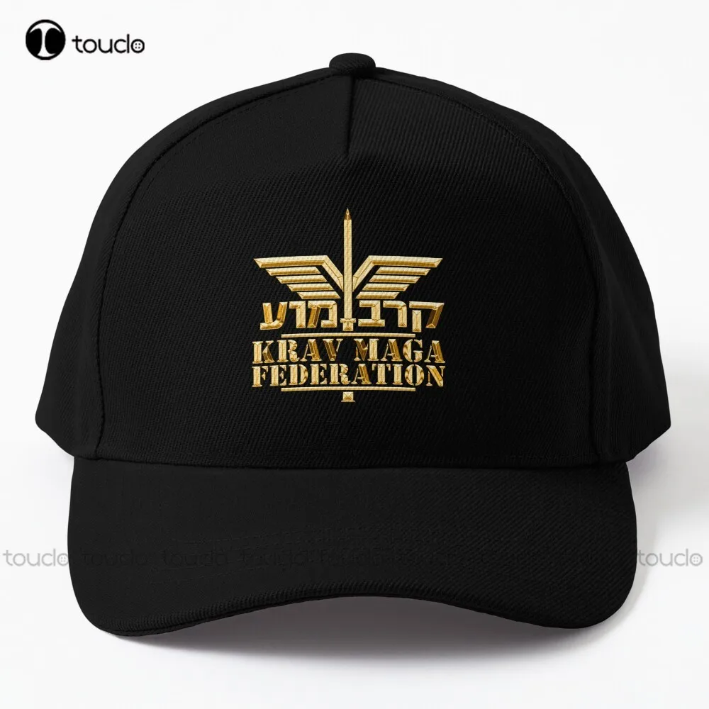 Awesome Gold Design Krav Maga Israeli Fighting Combat With Sword Baseball Cap White Caps For Women   Quick Dry Mesh Cap Sun Hats