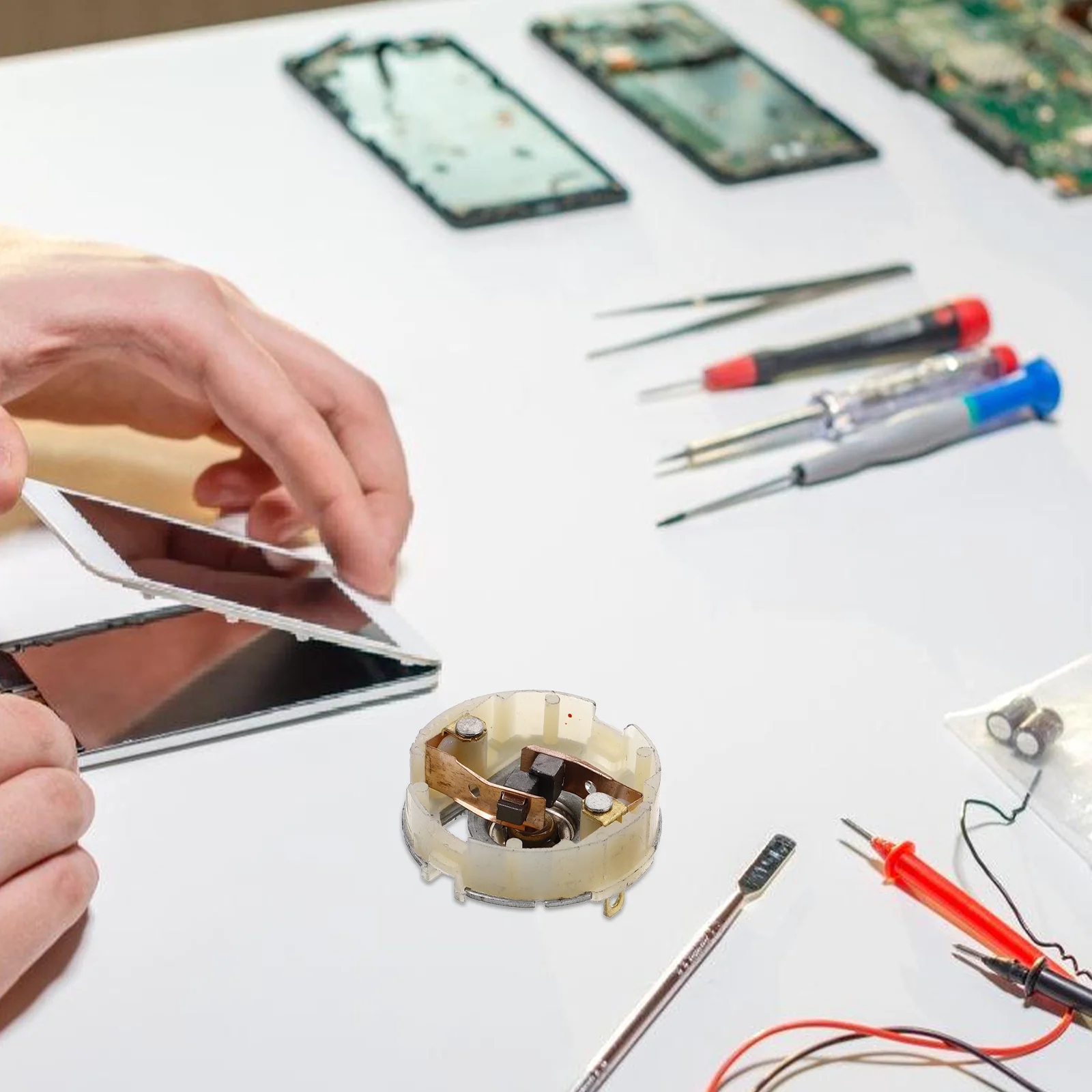 1 set di parti di ricambio per portaspazzole in carbone per accessorio per elettroutensile di riparazione auto per trapano a percussione elettrico a motore