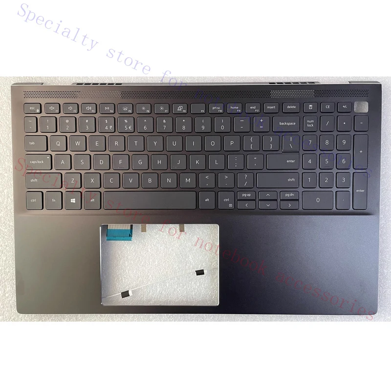 

A+ 0DMGXY New For Dell Inspiron 7500 7501 Palmrest Upper Case w/US Intl Backlit KB