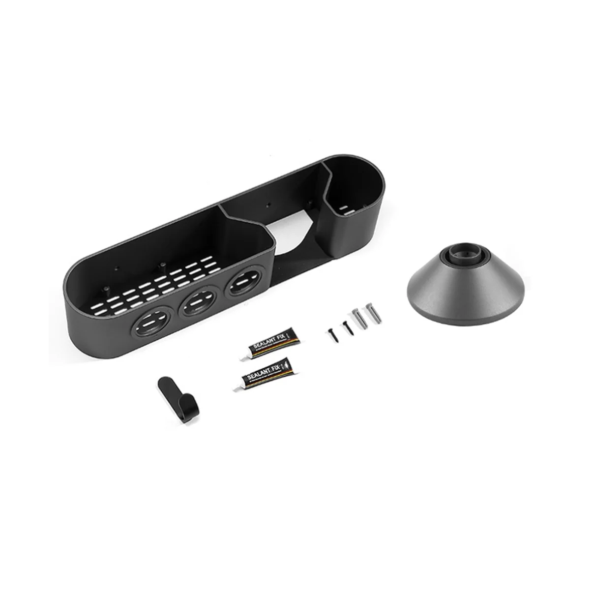 Hair dryer bracket For Supersonic Series Hair Dryer Storage Rack+Diffusion Nozzle Free Punching Wall Storage Shelf Nozzle Holder