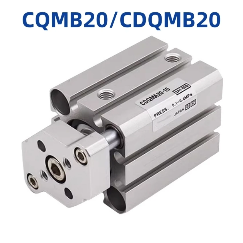 CDQMB CQMB CQMB20 CDQMB20 Stroke 5-50mm Double Acting Guide Rod Conpact Pneumatic Cylinder Built-in Magnet