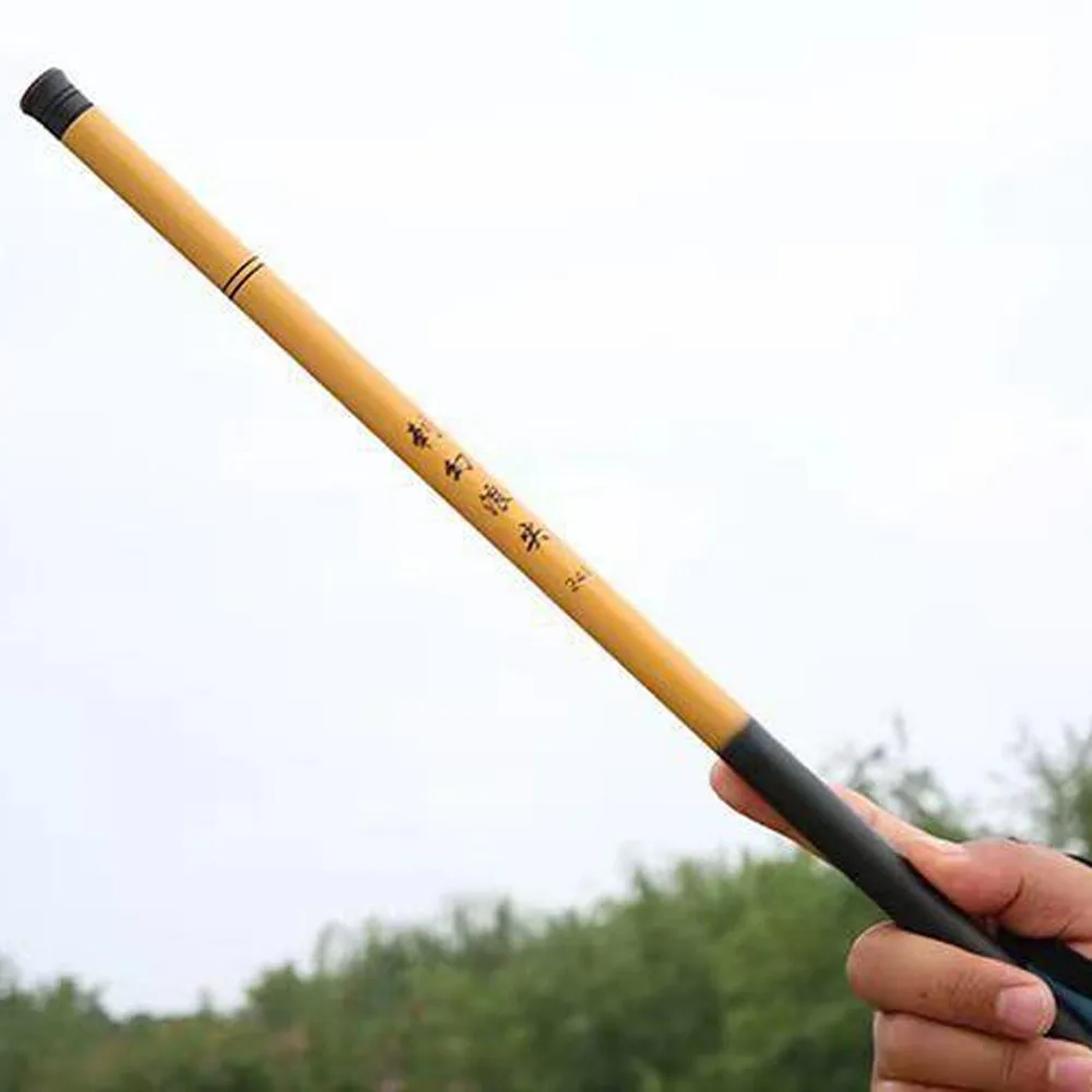 40 سنتيمتر تخزين تلسكوبي الصيد رود قصيرة جدا رقيقة قصبة صيد خشبية صغيرة خفيفة 1.8 متر-3.6 متر طول الصيد اليد القطب نهر بركة