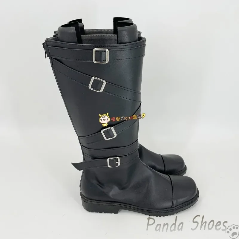 Danganronpa Tanaka Gandamu Scarpe Cosplay Anime Gioco Cos Stivali Lunghi Dangan Ronpa Costume Cosplay Prop Scarpe per Con Halloween