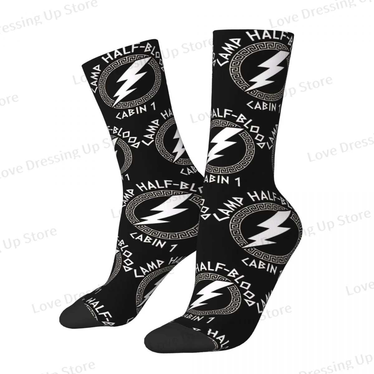 Percy Jackson Cabin 1 Camp Half-Blood Men Women Socks Cycling Novelty Suitable for all seasons Stockings Gift