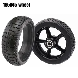 6.5 Inch Solid Wheels 6.5-inch Explosion Resistance Non-inflatable Tyre Wheels For Electric Scooters, Baby carriage
