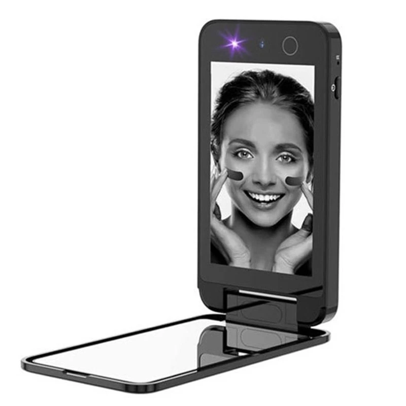 YCOC-UV Detection Sunscreen Tester UV Ultraviolet LED Light Sunscreen Detector Type-C Intelligent UV Mirror Portable Dressing