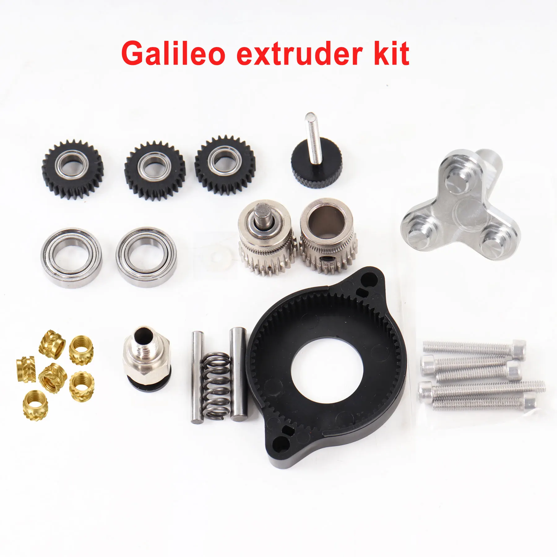 Blurolls Voron 2.4 Trident Galileo Extruder Kit with LDO Moons Motor Shaft Hardened Derlin Gears For V2.4 3D Printer VZBOT BLV