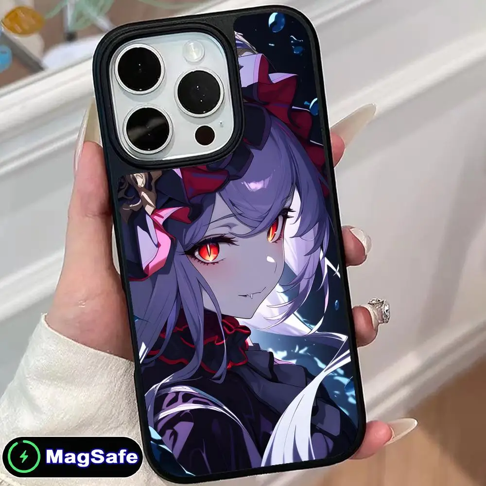 

Чехол для мобильного телефона Overlord Shalltear для iPhone 17, 16, 15, 14, 13, 12, 11 Air Pro Max Plus Magsafe, цветной чехол с матовой поверхностью