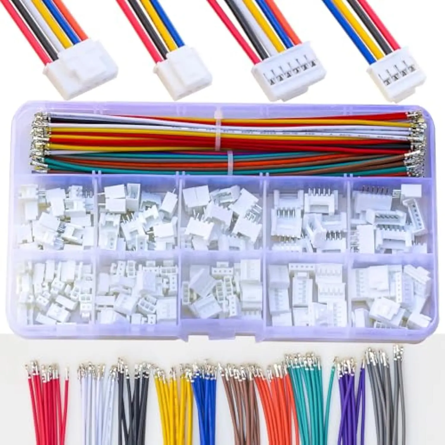 2.0mm Pitch JST-HY 2.0 Female Connector with Premium 22AWG Pre-Crimped Cables
