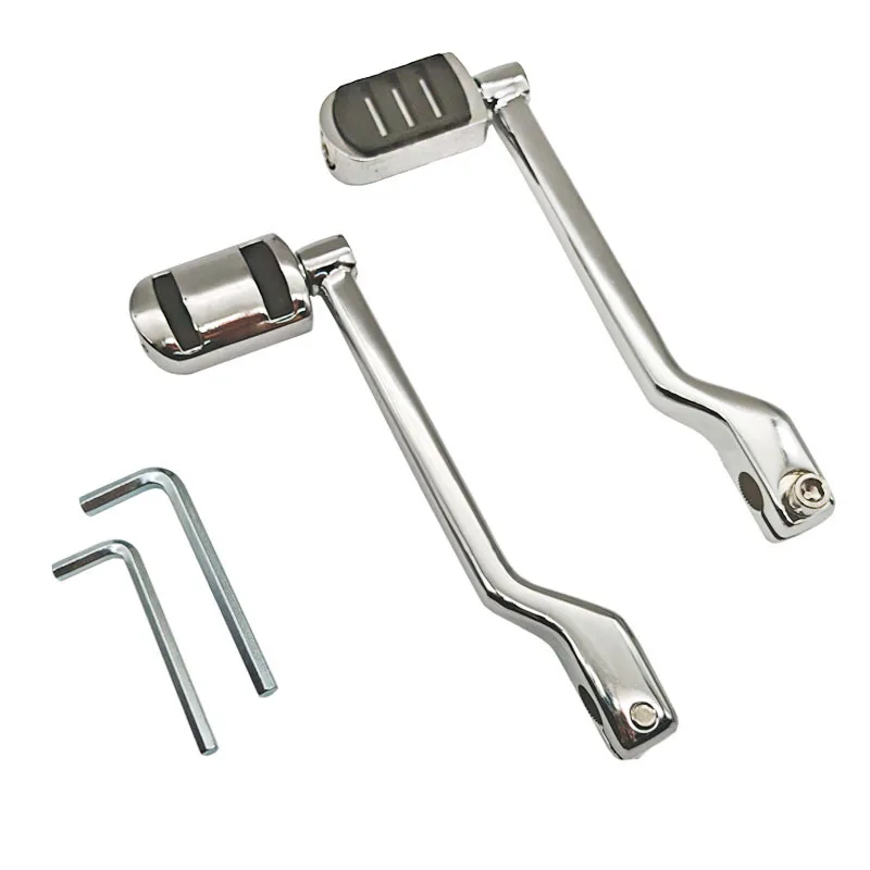 

Gear Heel Toe Shift Lever Shifter Pegs Fit For Harley Road King Glide Softail FL