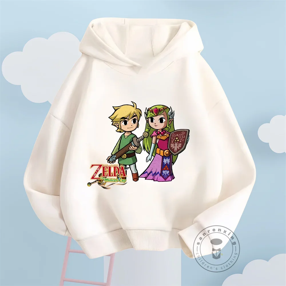 Majora's Mask Boys Girls Sweatshirt Cotton Humor Crewneck The Legend Of Z-Zelda Sleeve Tops Gift Idea Trendy Cool Hoodie