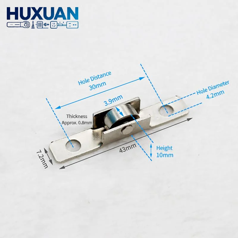 10Pcs Sliding Door Rollers Quiet Smooth Pulley Wheels for Cabinet Kitchen Bathroom Replacement Hardware