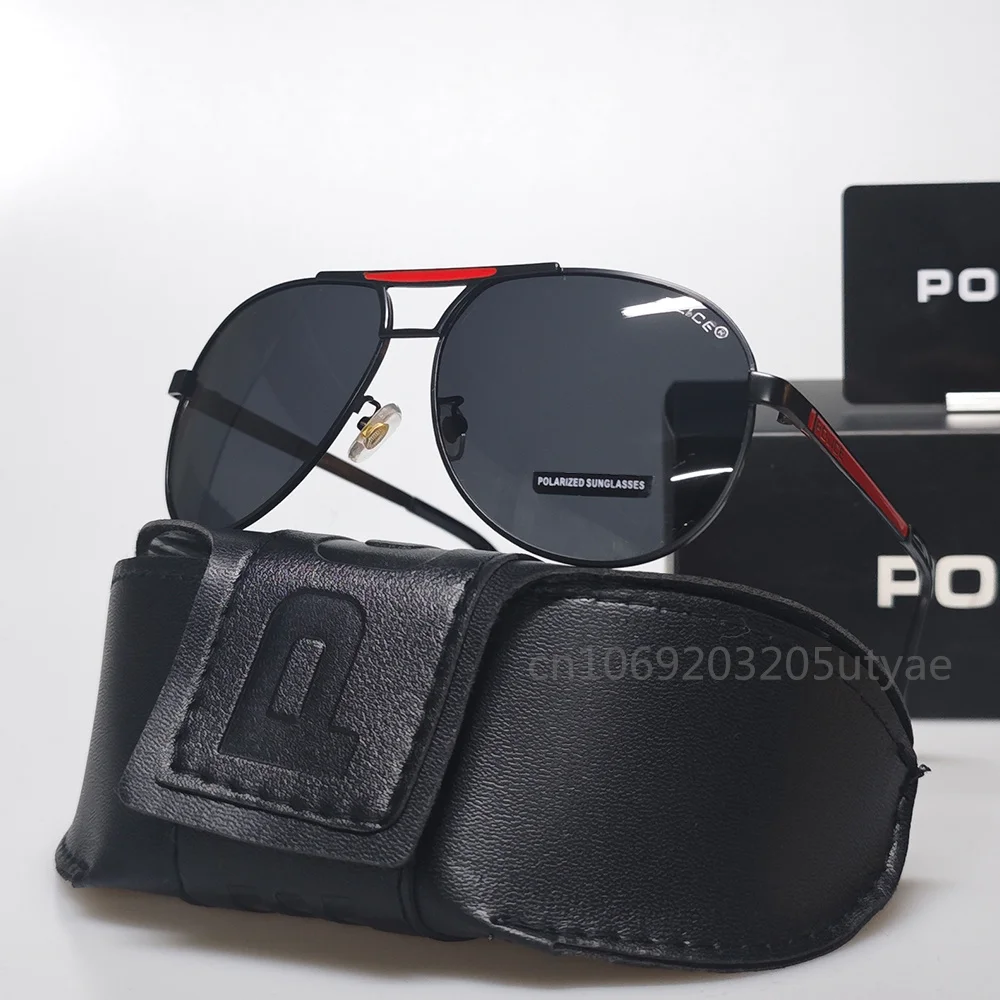 

Original Italian Luxury Brand Sunglasses Fashion UV Resistant Polarized Driving Sunglasses for Men Women Vintage UV400 Policer