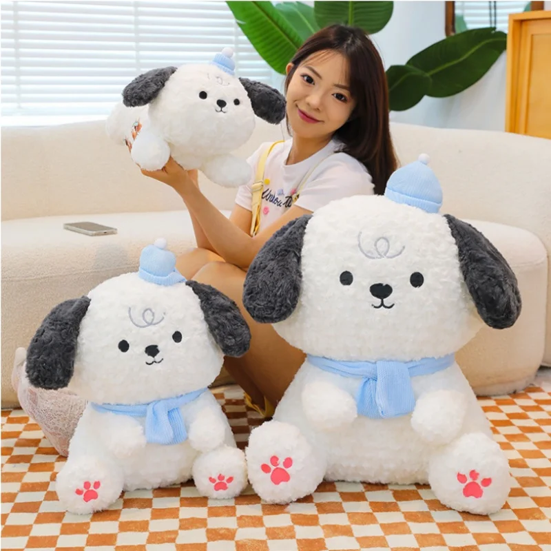 

Kawaii милый щенок плюшевая игрушка со шляпой мягкая кукла для детей подарок на день рождения мягкая плюшевая подушка для собаки мягкие игрушки для