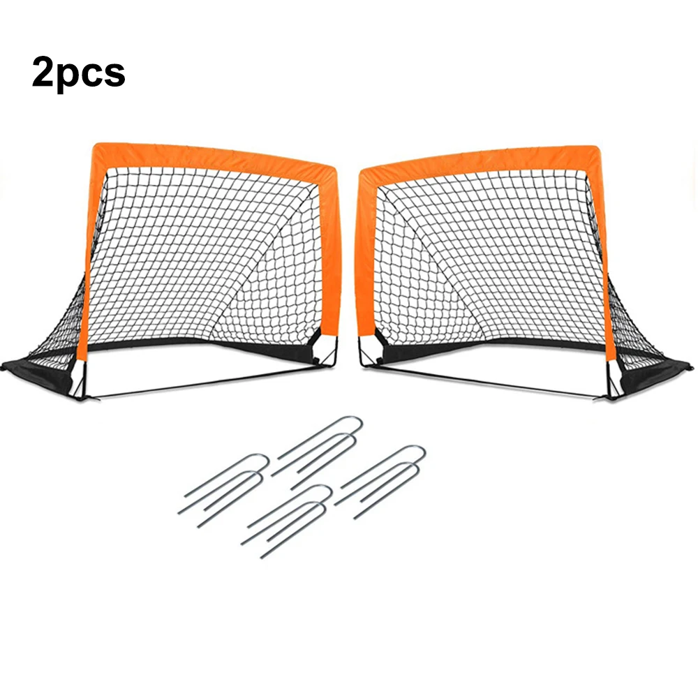 2pcs Soccer Goals Soccer Net for Backyard, Portable Soccer Goal, Pop Up Soccer Goal Net for Backyard