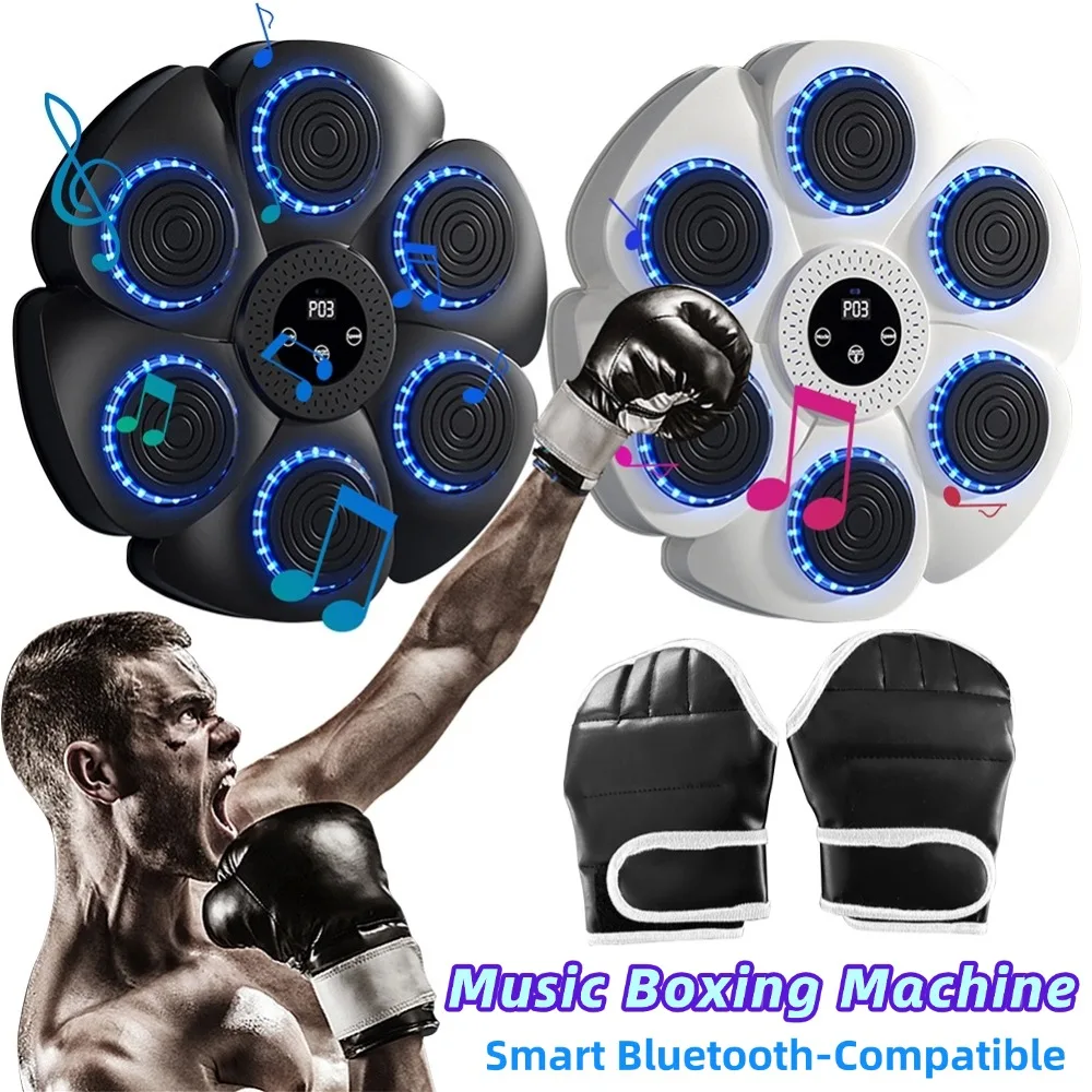 Smart Music Boxing Machine for Adult Children Sports Fitness Boxing Trainer Home Exercise Reaction Training Boxing Wall Target