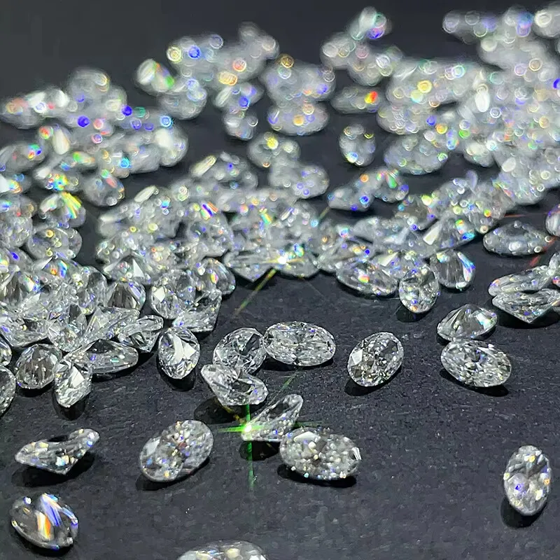 1CT Ovaler DEF VVS-VS Melee Laborgezüchtete Diamanten 1,5x2mm~5x7mm Kleine Lose Laborgezüchtete Diamanten Großhandel – Detail 8
