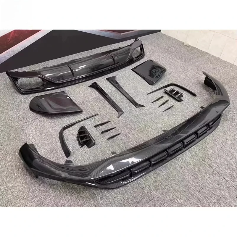 STLF For Q8 SQ8 2019+ a Style Body Kit in Wet Carbon Fiber - Unique Carbon Pattern Full Aero Package, Real Carbon Fiber Parts 2