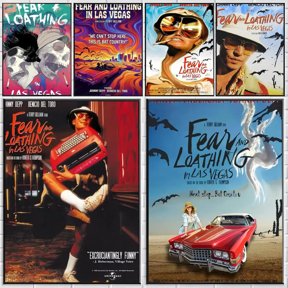 Fear and Loathing in Las Vegas Poster Stylish Wall Art for Bedroom Living Room Bar Café Home Decor Gift