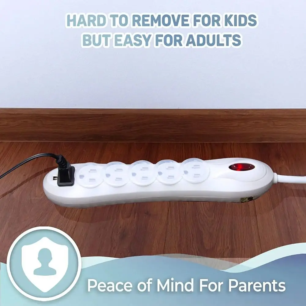 

20pcs New American Standard Outlet Covers Toddler Protection Anti-Electric Electric Plug Protectors Clear Protector Cover
