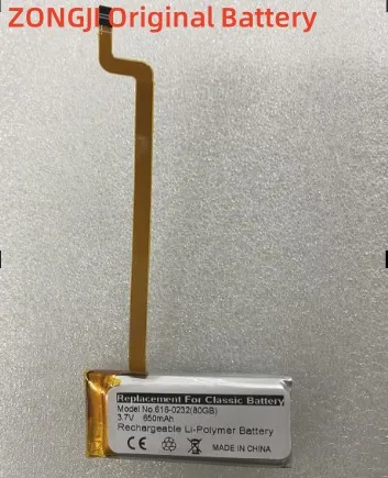 

Аккумулятор для iPod Классический Тонкий, 650 мА/ч, 850 мА/ч, 5/5,5/30/6/80/120/7/160 Гб