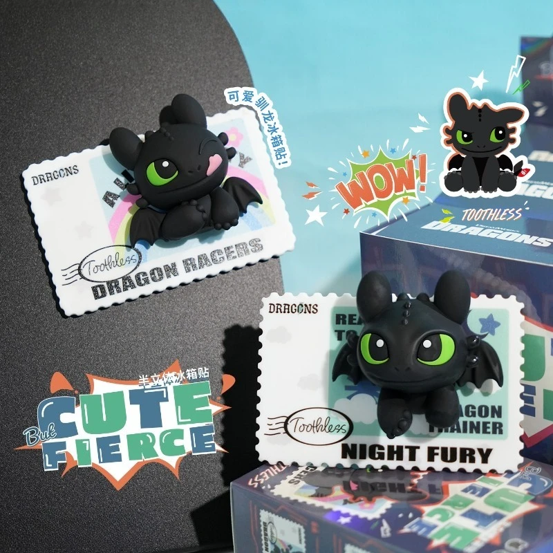 

How To Train Your Dragon Cartoon Fridge Magnet Creative Personalized Home Decor 3D Stereo Magnetic Ornament Refrigerator