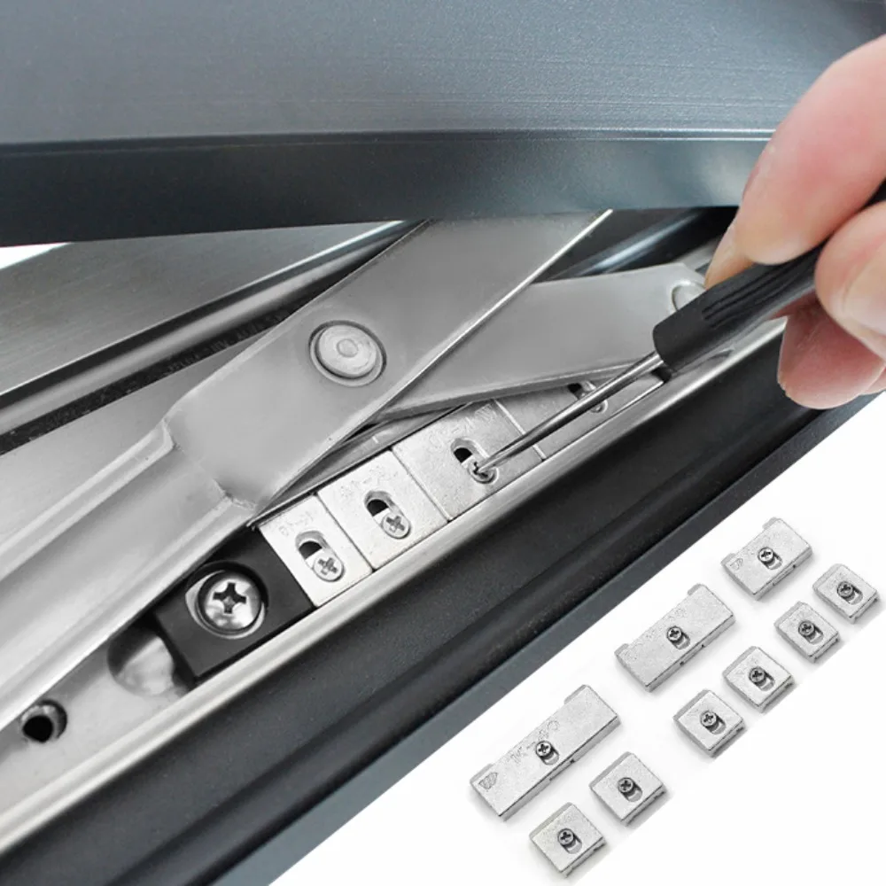 Zinc Alloy Wind Support Limit Plate Non Punching Window Lock Window Limiter Portable Limit Lock Window Opening Accessories
