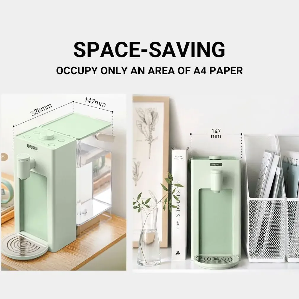 S9013 Natychmiastowy dozownik gorącej wody, bojler i podgrzewacz wody na blacie do herbaty, kawy i dziecka, regulacja 8 temperatur