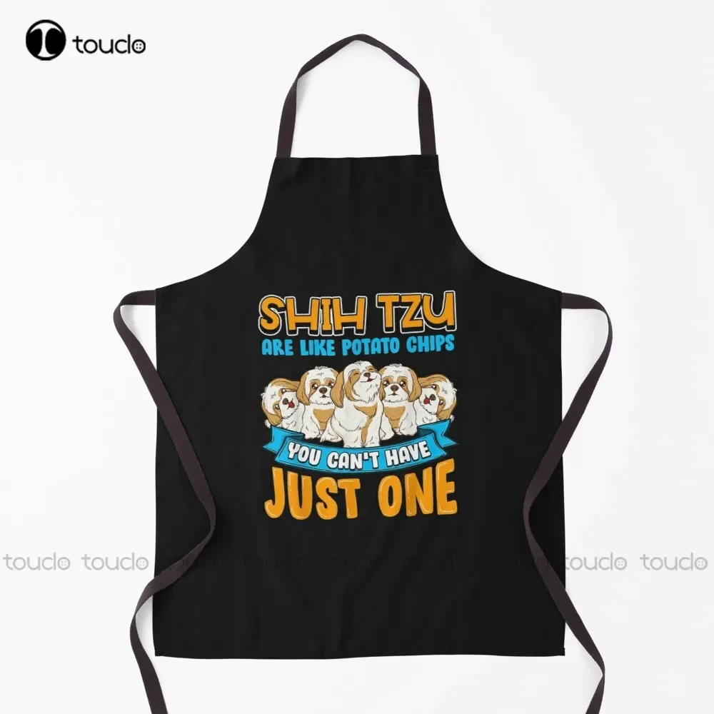 New Shih Tzu Puppies S Cute Shih Tzu Puppy Dog Tee Shirt Apron Waiter Apron Unisex