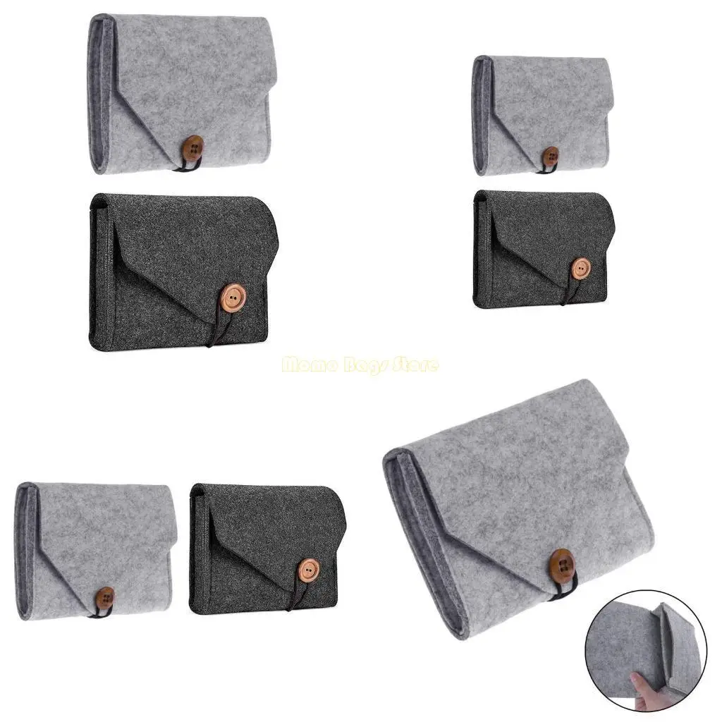 

X90D New Felt Storage Bag For Data Cable Mouse Travel