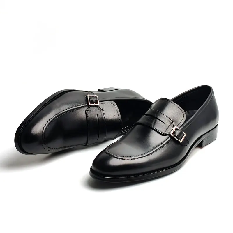 Penny Casual Leather Shoes For Men High Quality Office Handmade Shoe Fashion Exquisite Dress Shoes Man Genuine Leather New Trend