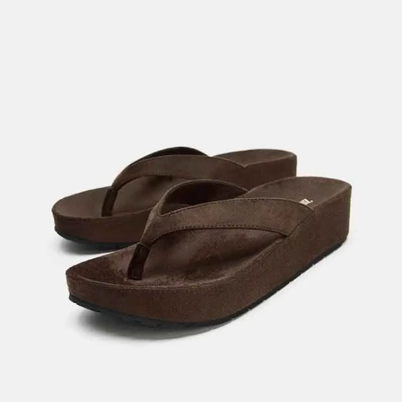 

Women Platform Flip Flops Flats Slippers Open Toe Shoes Casual Sandals 2026 Summer New Beach Shoes Comfort Sport Slides Mujer