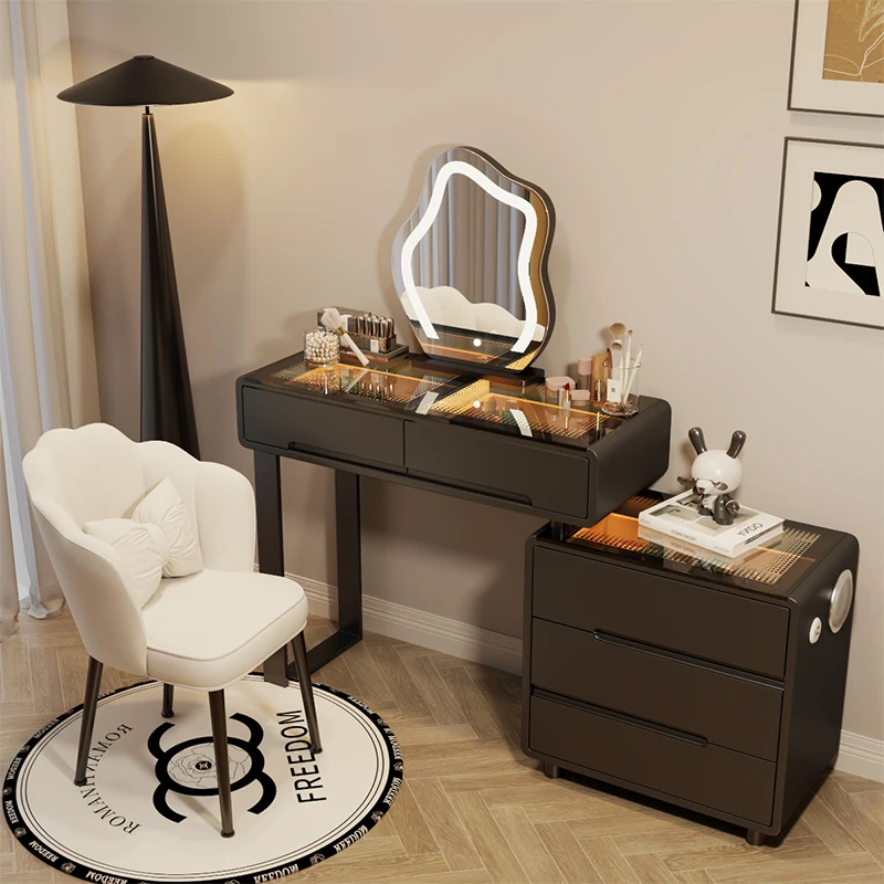 

Minimalist Furniture Makeup Bedroom Organizer Dressing Rooms Woman Table Dresser Girls Hotel Salon Tocadores Home Items Set