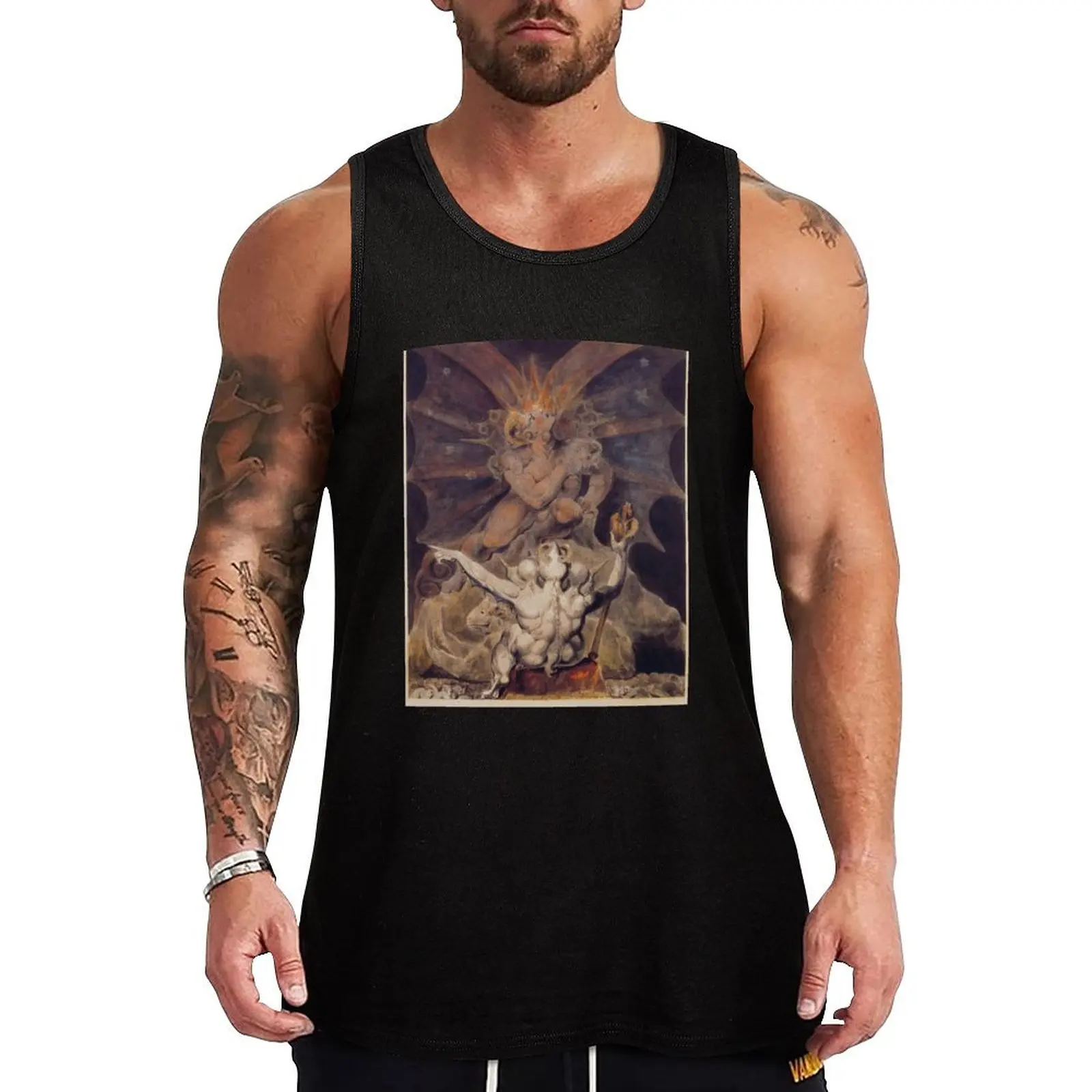The Number of the Beast is 666 Tank Top summer clothes men 2024 T-shirt male Sleeveless top Men's gym t-shirt