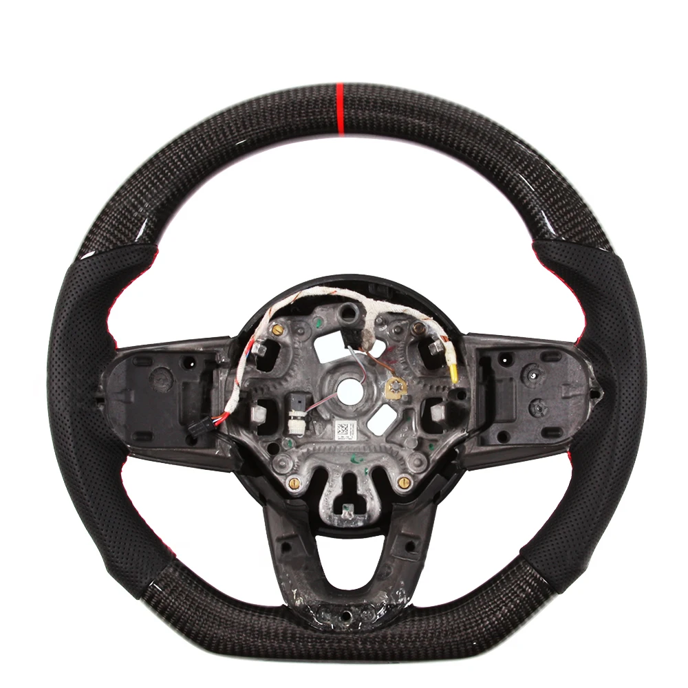 Custom Car Carbon Fiber Steering Wheel Fit for MINI COOPER F54 F55 F56 F57 F60 2013 to 2021 steering wheel
