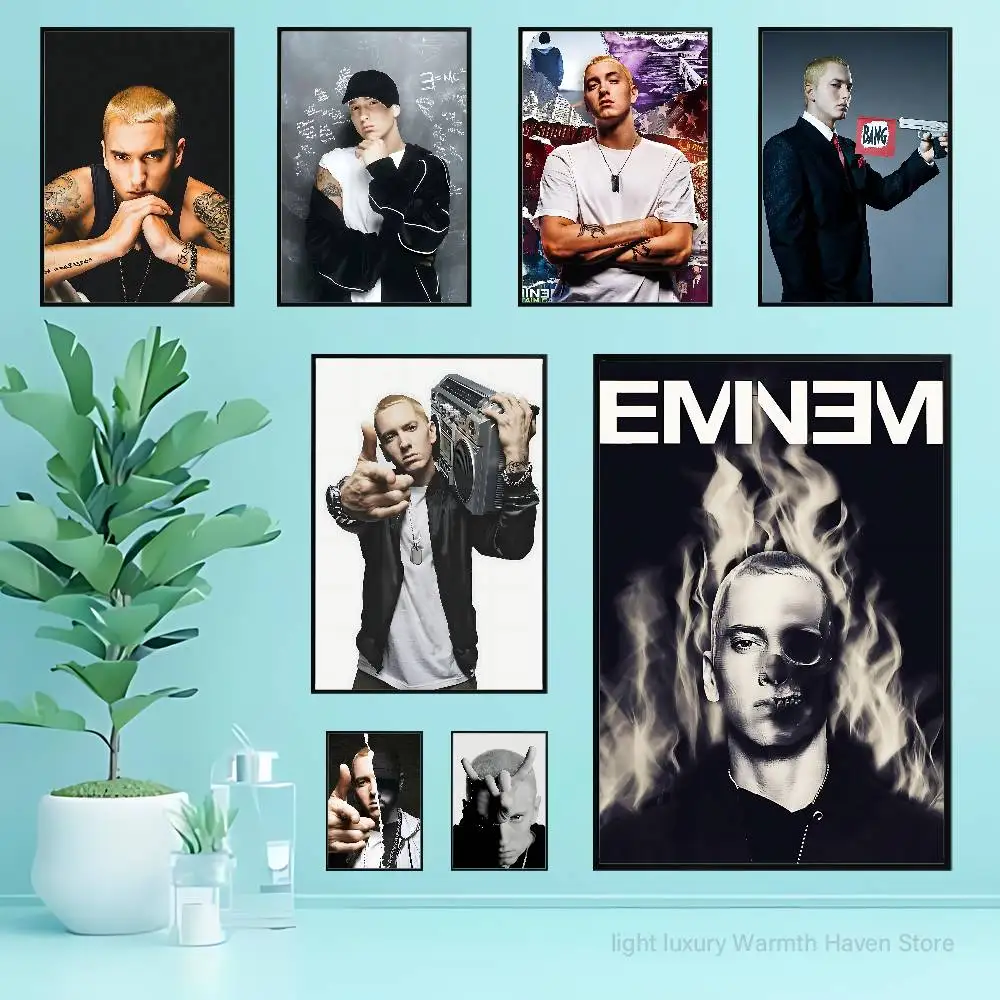 

Rapper E-Eminems-S Anime Wall Art Canvas Painting Poster For Living Room Home Decor Decoration Picture