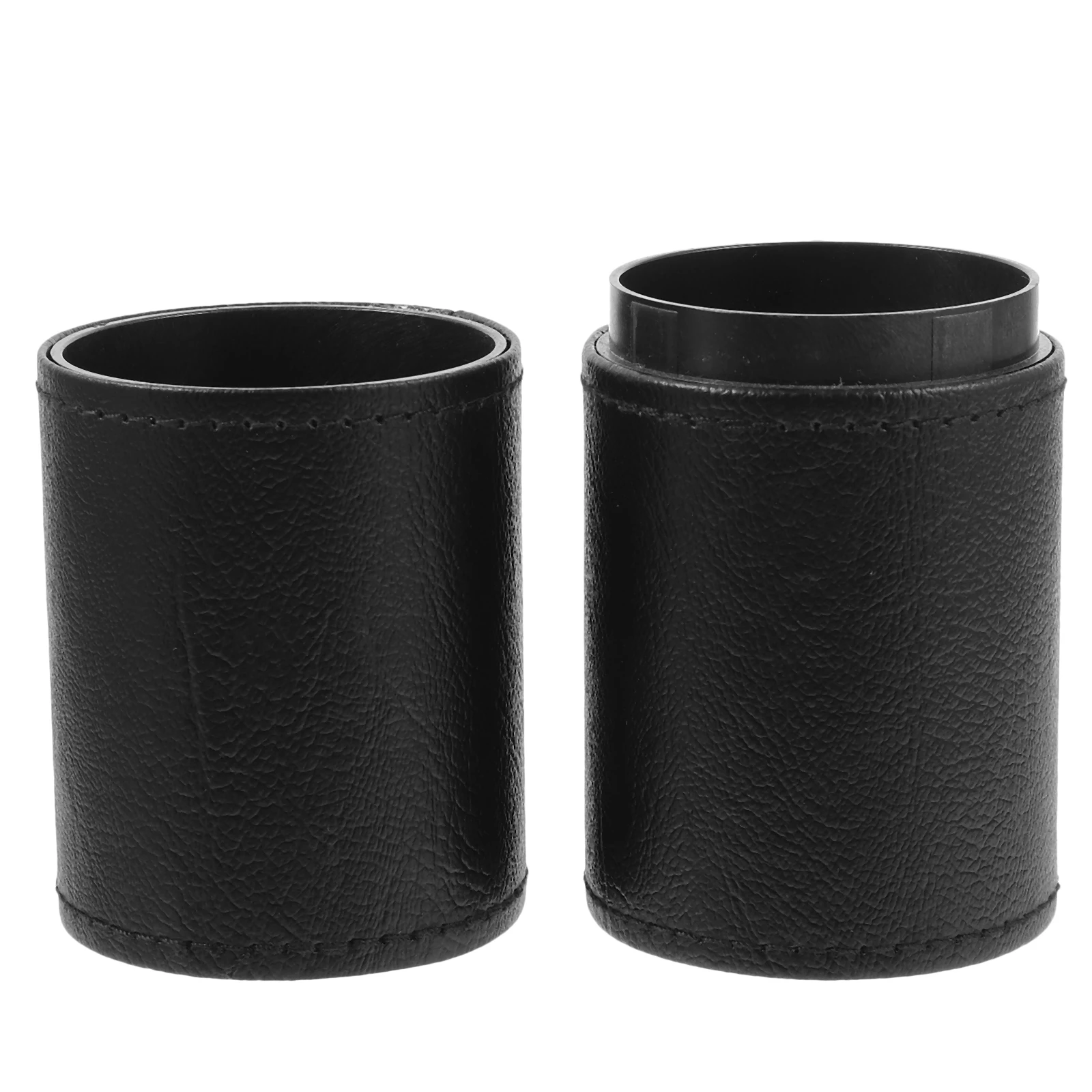 

Makeup Brush Storage Container PU Desk Organizer Holder Cosmetics Cup Practical Long Term Use Portable Case Pen Pencil