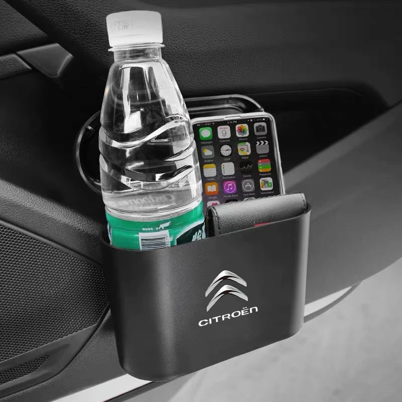 1 قطعة سيارة الداخلية حقيبة للتخزين سلة المهملات لسيتروين C1 C2 C3 C4 C5 C6 C5X E-C4 C-Crosser C4 الصبار Berlingo Elysee C-ZERO #5