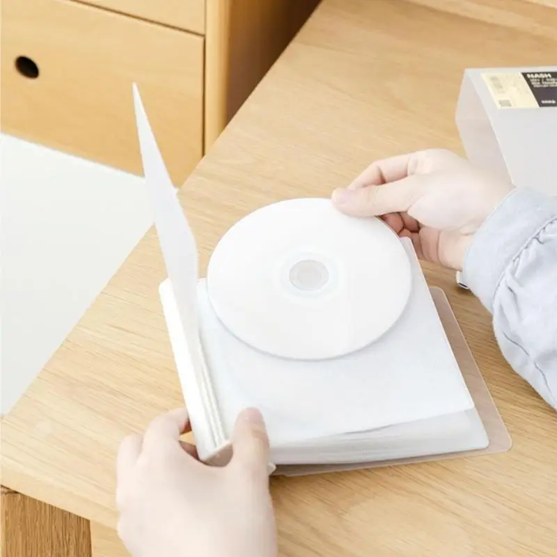 B03F 24 Capacity CDs Storage Case CDs Organizers Box to Keep Discs Safe From Dusts and Scratches for Home Or Office Use