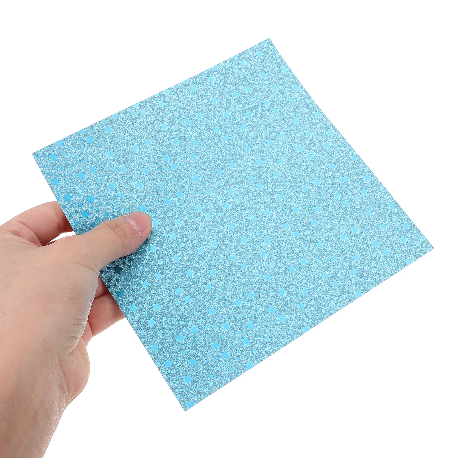 28 pçs crianças glitter origami papel iridescente quadrado brilhante dobrável papel diy artesanato decoração colorido brilhante artesanato