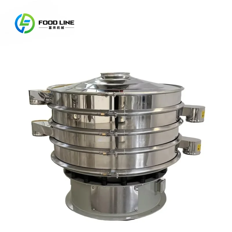 Custom Made Stainless Steel Vertical Vibrating Motor Hemp Seed Separation Sieve Machine