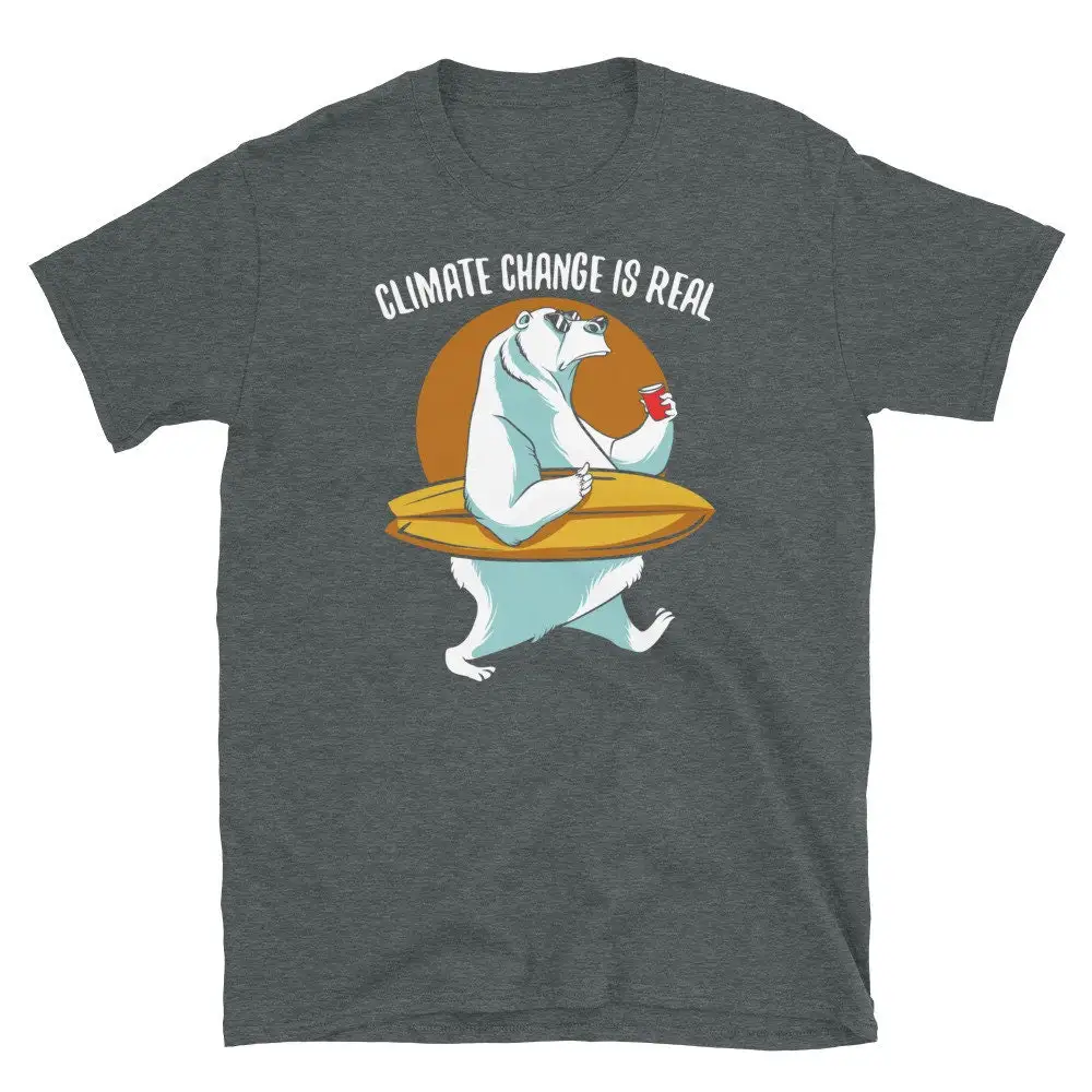 Polar Bear Global Warming Climate Change Is Real  T Shirt