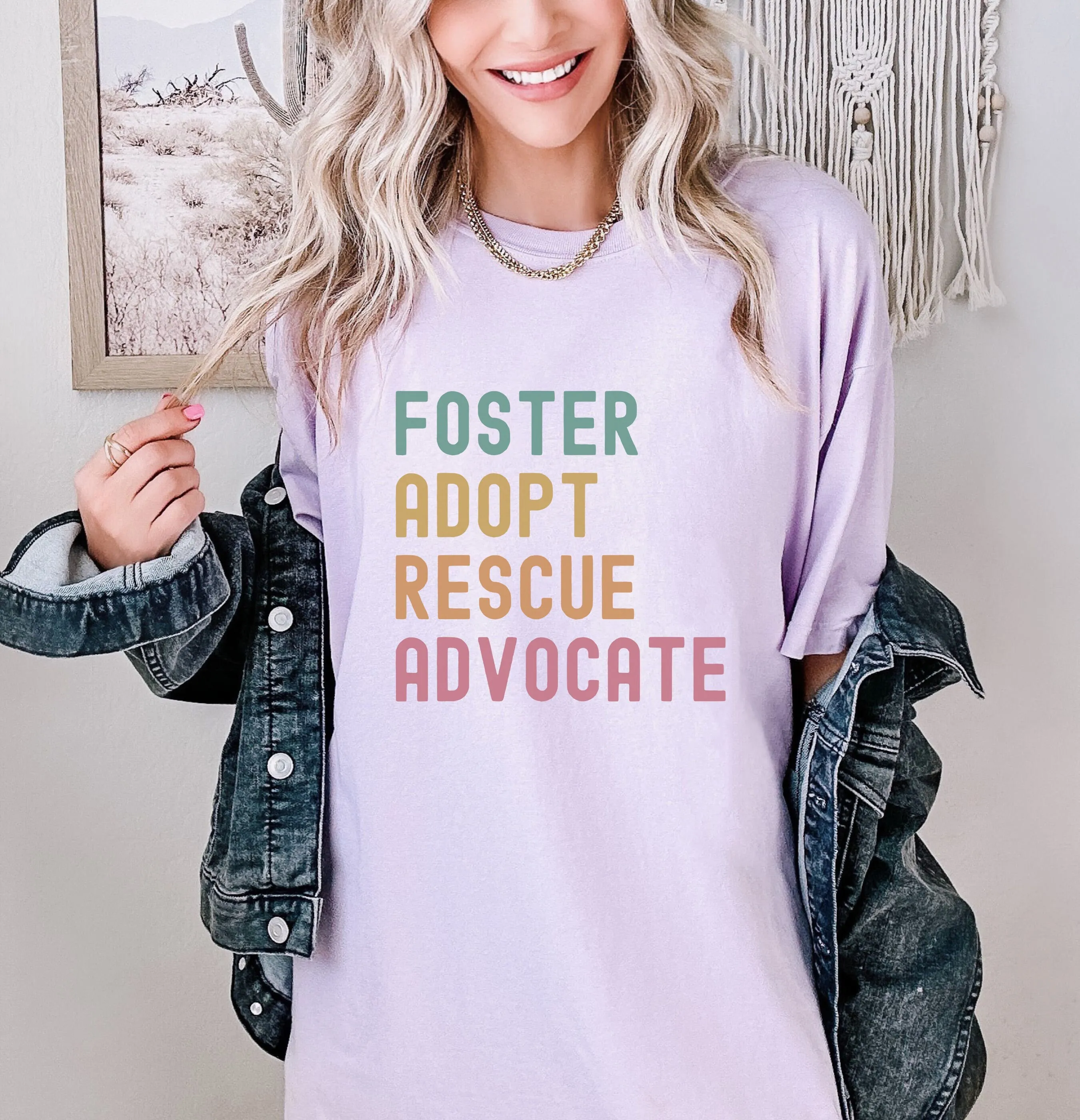 Dog Rescue Mom T Shirt Comfort Colors Foster Adopt Advocate Cat Rescuer Shelter Worker Resuce