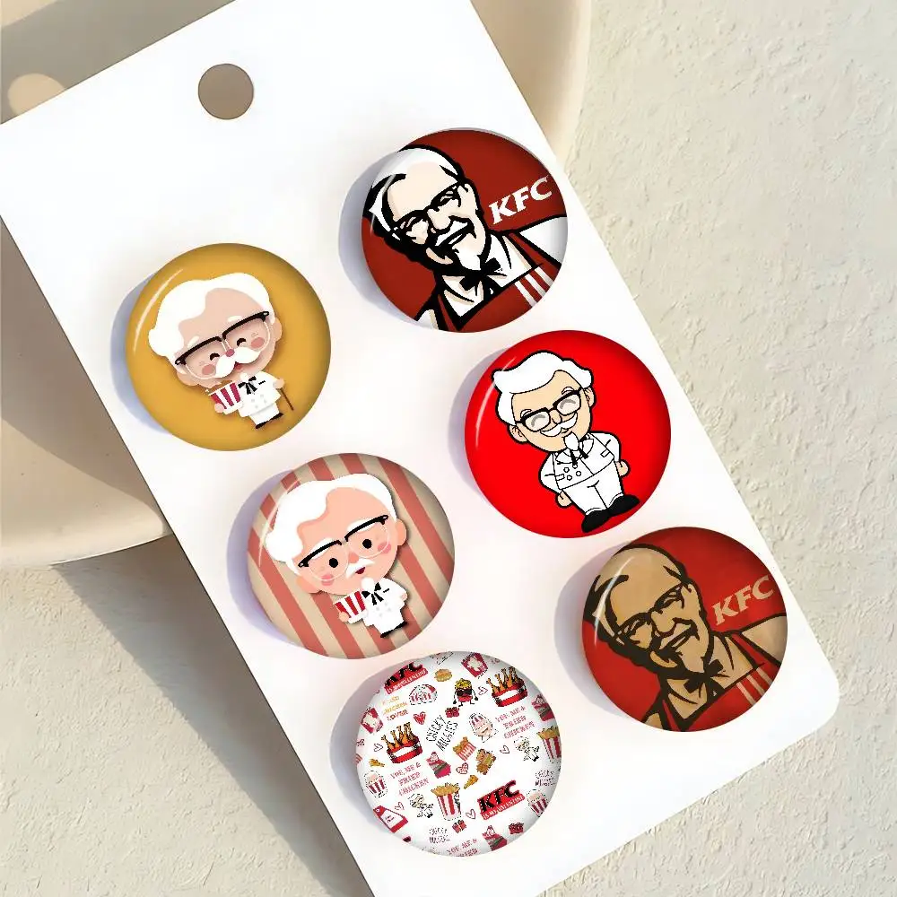 Handgefertigte Brosche, Cartoon-Cosplay-Abzeichen auf Rucksack, Schmuck, Accessoires, Geschenke, Mode, K-k-kfcs-Logo