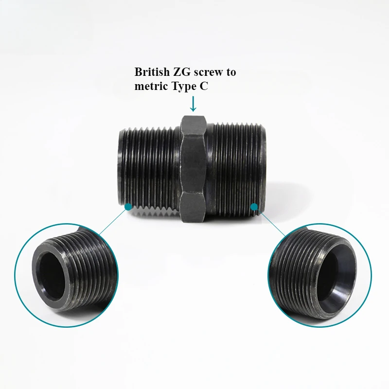 Tipe C 2 poin 3 poin * M14 16 18*1.5 kawat peredam langsung imperial ke metrik