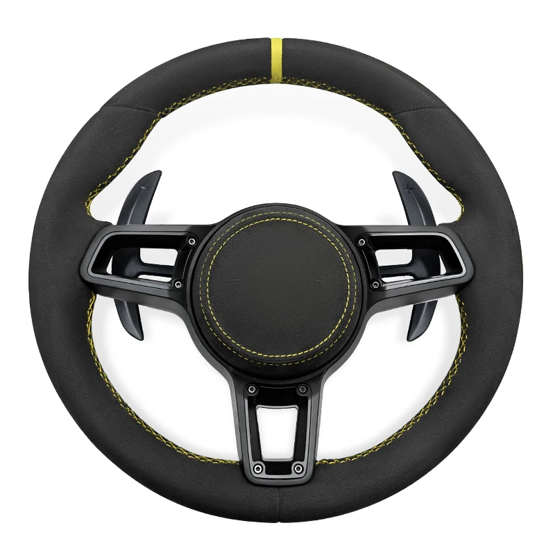 

Индивидуальное рулевое колесо для Porsche 911 991 987 997 Cayenne 958 718 Boxster 918 Cayman Macans Panamera Taycan GT3 GTS RS 970