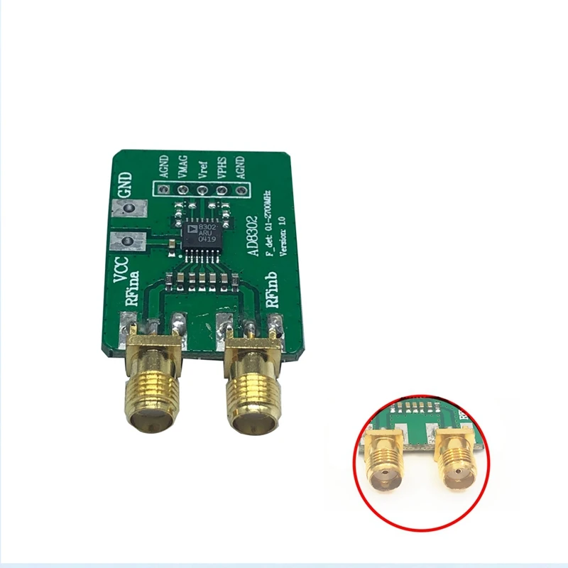 AD8302 RF السعة كاشف المرحلة 0.1-2.7Ghz RF إشارة المرحلة كاشف سجل كاشف سجل مكبر للصوت