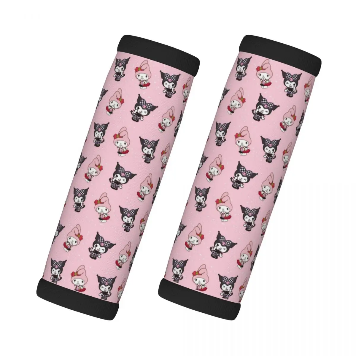 

Пользовательские Kuromi мультфильм манга ручки для багажа обертывание ручки 2 шт. ручка для дорожной сумки чемодан самолет мягкий