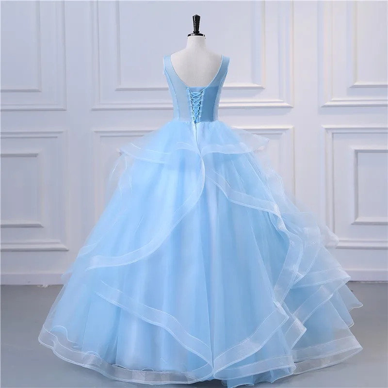 Ashley Gloria Flower Party Dress Sweet Quinceanera Jurken Klassieke Prom Baljurk Plus Size Formele Jurk Winter Nieuwe Vestidos